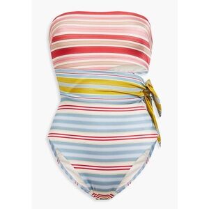 Zimmermann Striped Cutout Bandeau One Piece Bathingsuit AU Size 1 (US 4-6)